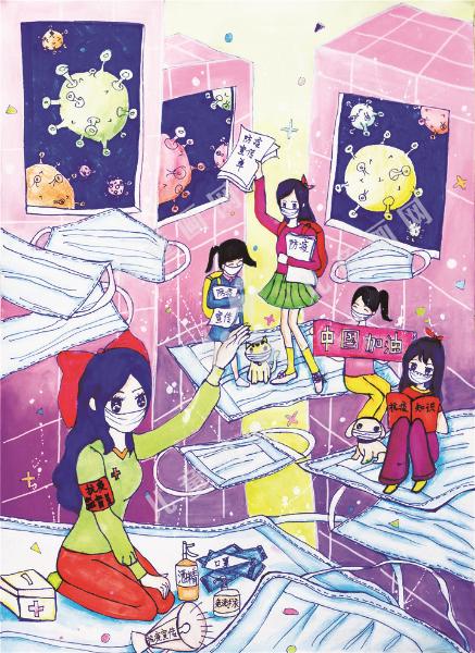 我们是小小抗疫宣传卫士