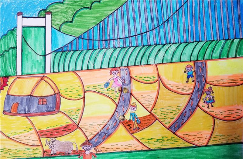 江桥美稻花香鱼儿肥