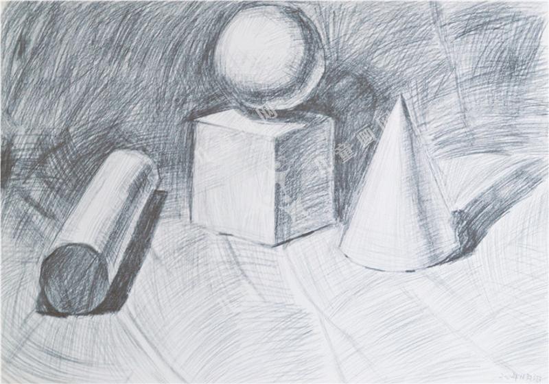 组合几何形体临摹