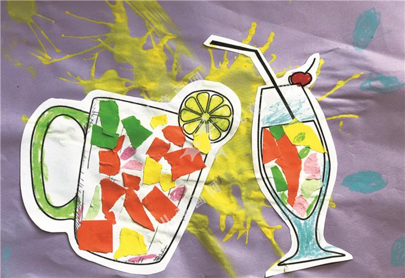 炫彩果汁杯