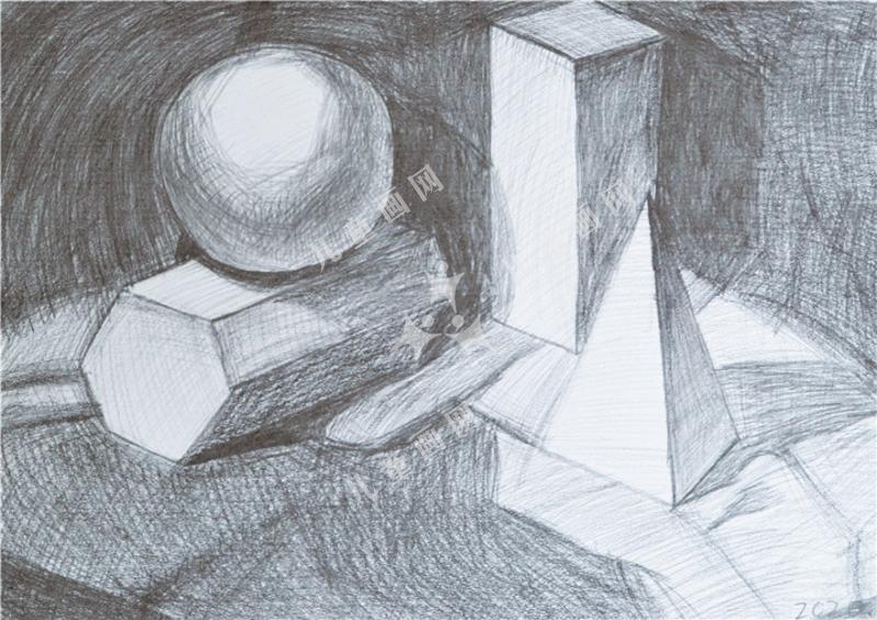 组合几何形体临摹